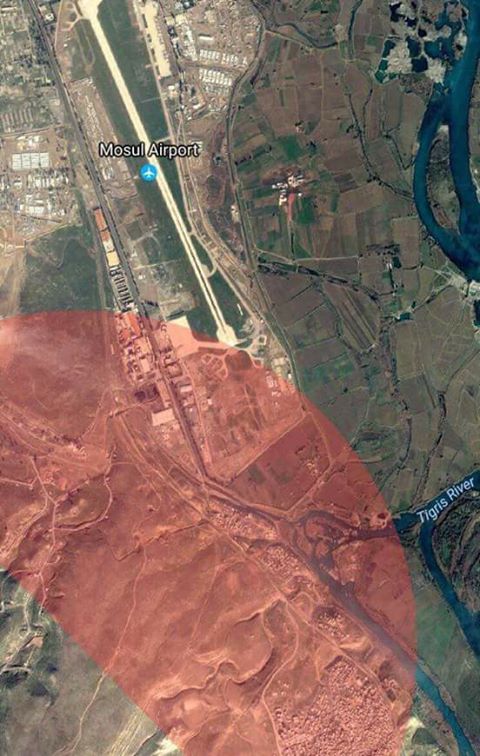 القوات العراقية تشق طريقها نحو مطار الموصل