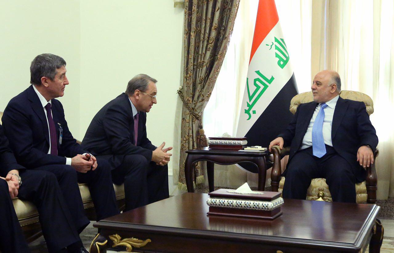 العبادي يتسلم رسالة من بوتين