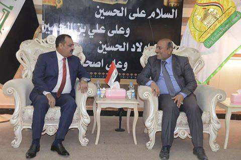 رئيس لجنة النزاهة البرلمانية يزور مدينة كربلاء ويلتقي مسؤوليها