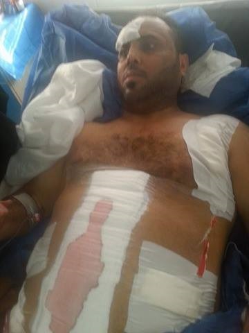 صحفي عراقي يمثل الموت ليتخلص من قاتليه والجناة مايزالون طلقاء