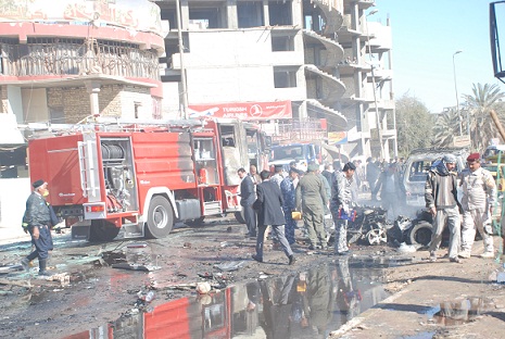 التفاصيل الاولية لانفجار سيارتين مفخختين شمال مركز مدينة كربلاء المقدسة