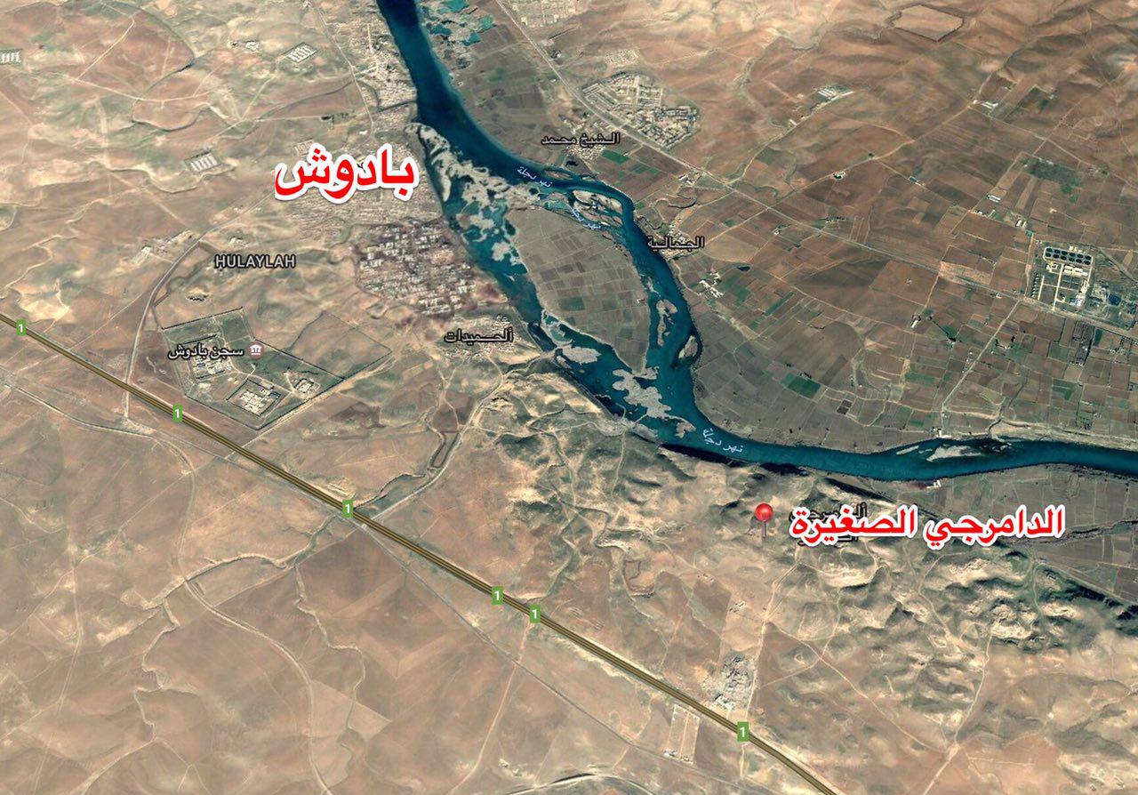 الاستيلاء على منظومة اتصالات تابعة لـ”داعش” في الدامرجي جنوب بادوش