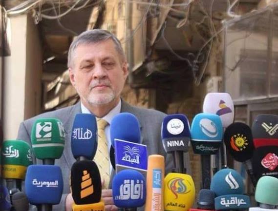 المرجع السيستاني خلال استقباله المبعوث الاممي يؤكد ضرورة ان تدار العلميات العسكرية من قبل الحكومة حصرا