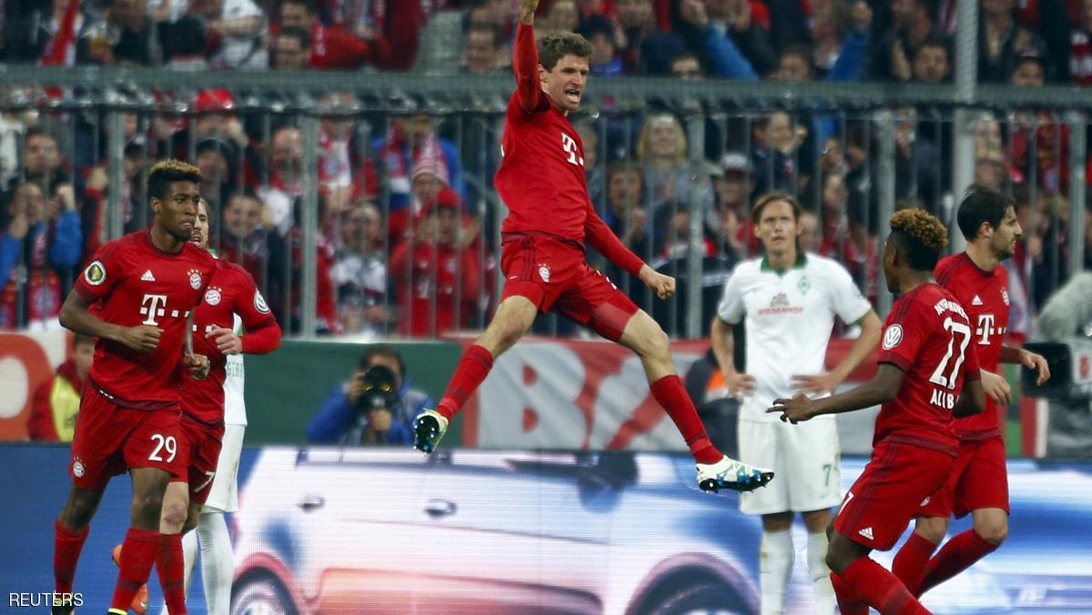 مولر يقود بايرن ميونيخ لنهائي كأس ألمانيا