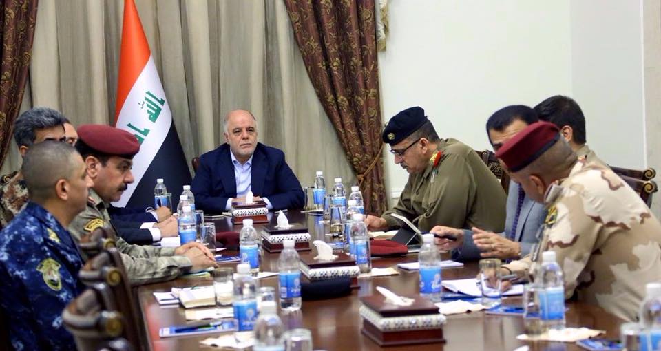 اجتماع أمني برئاسة العبادي يوجه بمنع التظاهرات غير المرخصة وملاحقة "المتجاوزين" على الوزارات