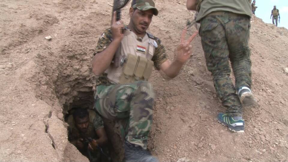 قوات الحشد تكشف سبب ردم الانفاق في مكحول وتؤكد: اغلب هجمات داعش انتقامية