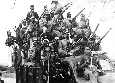 صورة ارشيفية  لاول فوج بالجيش العراقي تاسس عام 1921 وسمي بفوج الامام موسى الكاظم (عليه السلام )