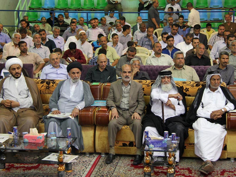 احداث الموصل وظهور الامام المهدي كانت محور اليوم الثاني من مهرجان الأمانة الثقافي السادس في الديوانية(مصور)