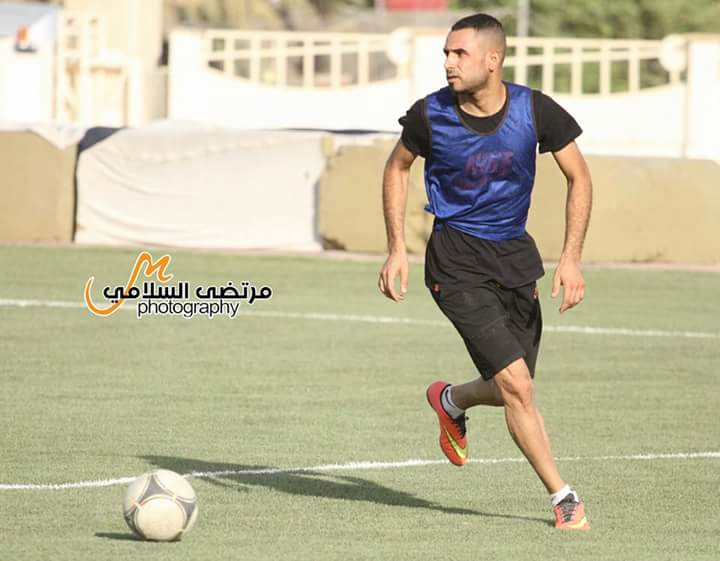 مشتاق ابراهيم يعبر عن سعادته بالتجديد عقده مع نادي كربلاء