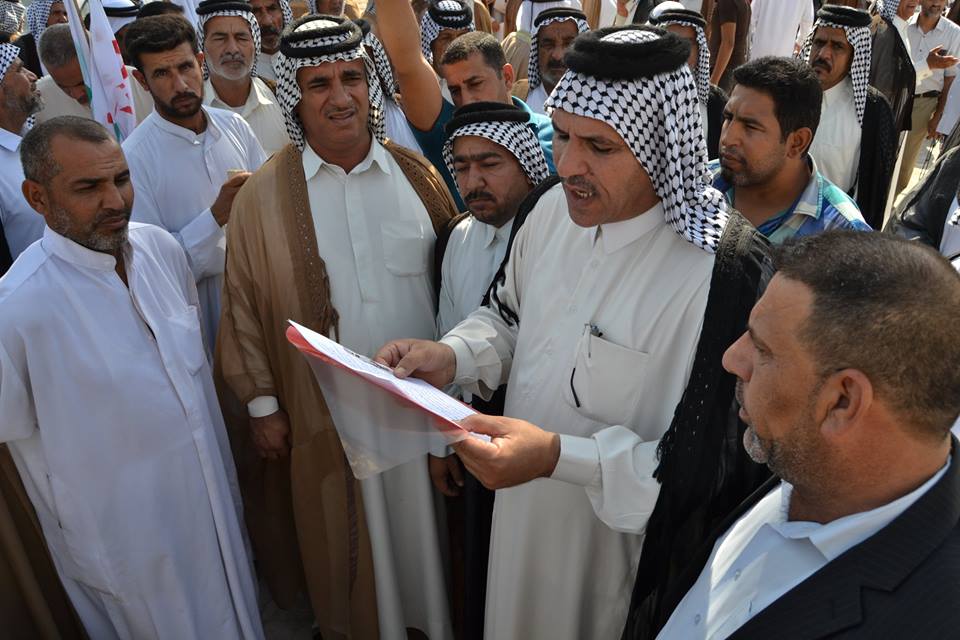 تعرف على مطالب الفلاحين المتظاهرين في كربلاء