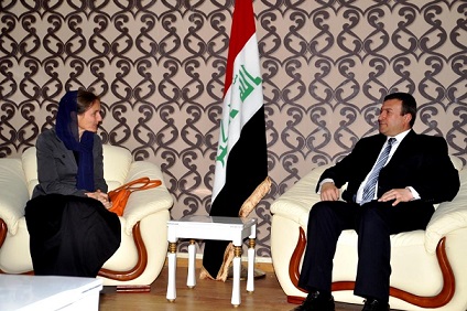 سفيرة هولندا بالعراق تزور كربلاء :اشعر بسعادة وانا في كربلاء وسنعمل لمد جسور  الثقافة بين هولندا وكربلاء