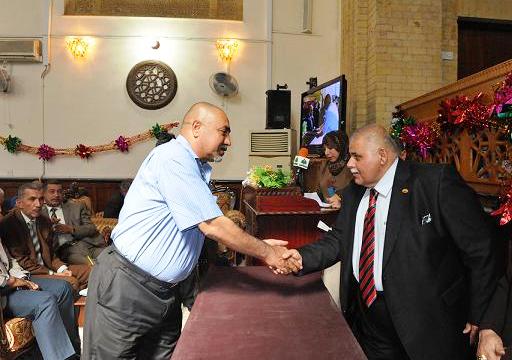 مكتب المفتش العام يكرم عوائل الشهداء وجرحى موظفي ديوان الوقف الشيعي