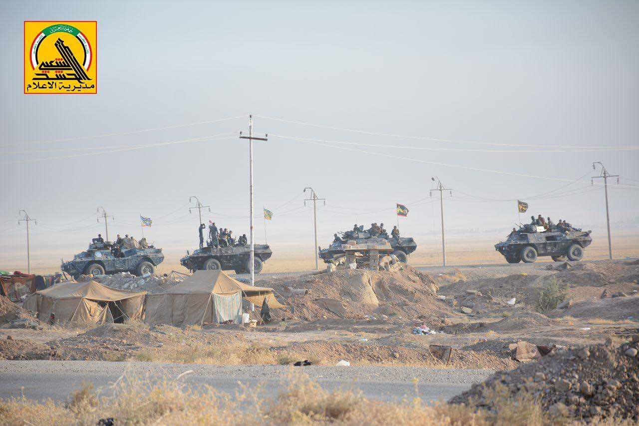 قوات الرد السريع والشرطة الاتحادية تصل الى مفرق حمام العليل جنوب الموصل