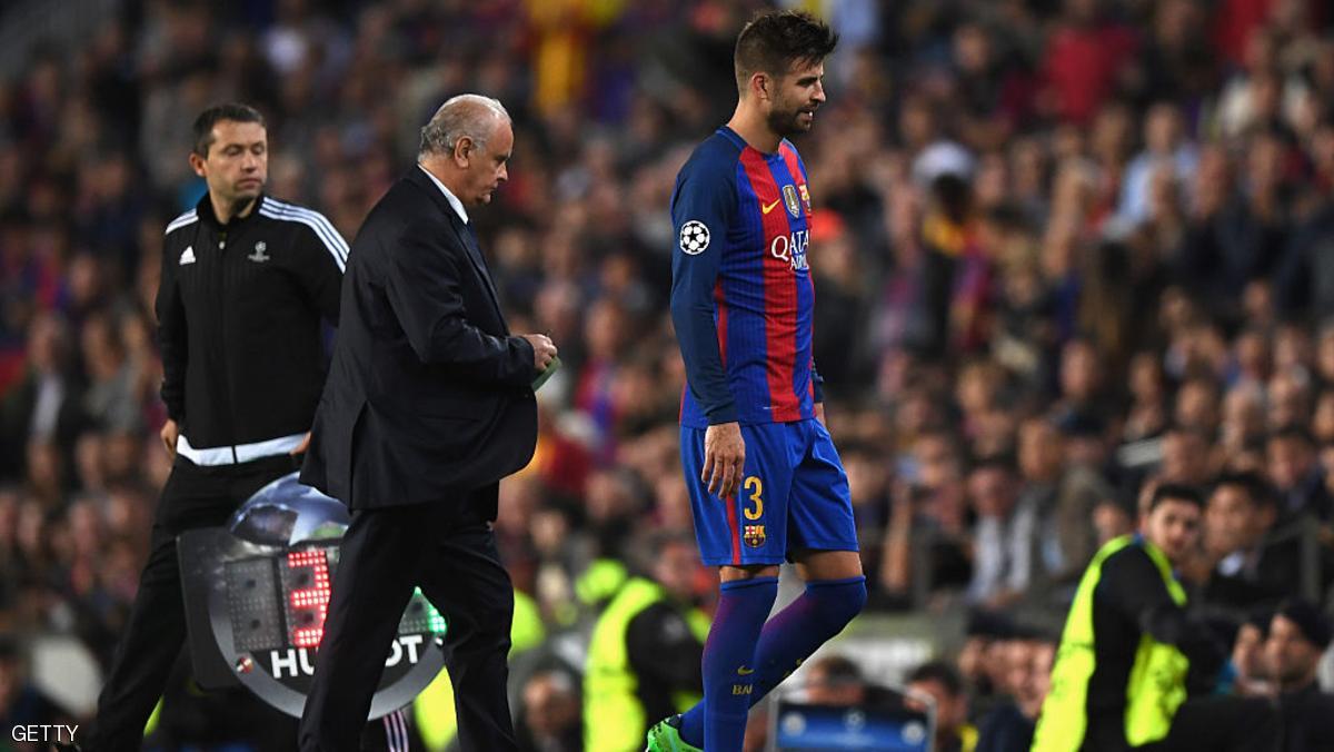 ضربة "مزدوجة".. بيكيه وألبا يغيبان عن برشلونة