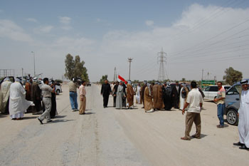 وصول وفد من عشائر صلاح الدين والدور وسامراء الى العتبة الحسينية المقدسة