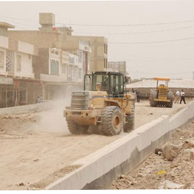 لفك الاختناقات المرورية من التقاطعات الحيوية .مواطنو كربلاء يطالبون  بالعمل (24) ساعة لإكمال مشاريع المجسرات