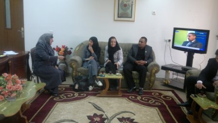 كلية الاداب في النجف تبحث مع وفد جامعة هانوفر الالمانية اماكنية تبادل الزمالات الدراسية