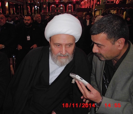 مفتي بعلبك والبقاع في لبنان :فتوى السيستاني قلبت الموازين لصالح العراق وعلى العراقيين ان  يعو وعيا تاما الخطورة التي تهددهم