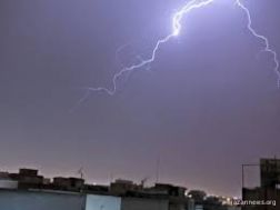 غيوم وامطار مصحوبة بعواصف رعدية خلال الايام الاربعة القادمة