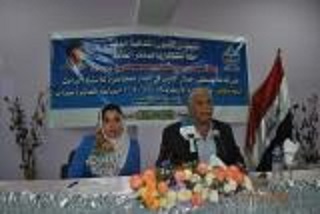 المفكر هاني فحص والباحث جمعة مطلك يلتقيان في دار الشؤون الثقافية العامة