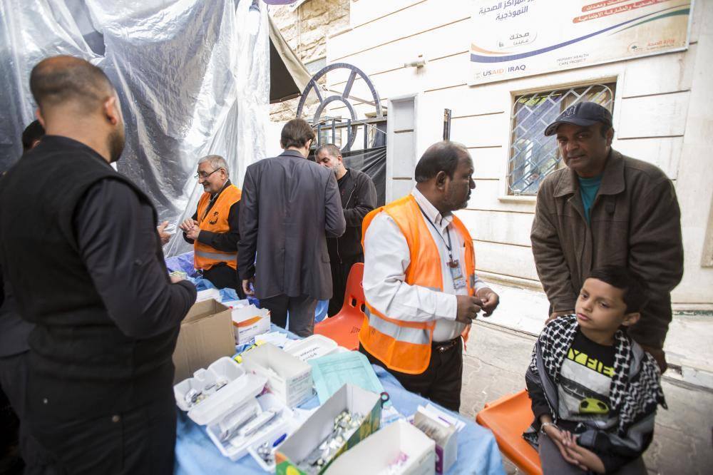 كربلاء:أطباء متطوعون من مختلف أنحاء العالم لخدمة زائري الاربعين