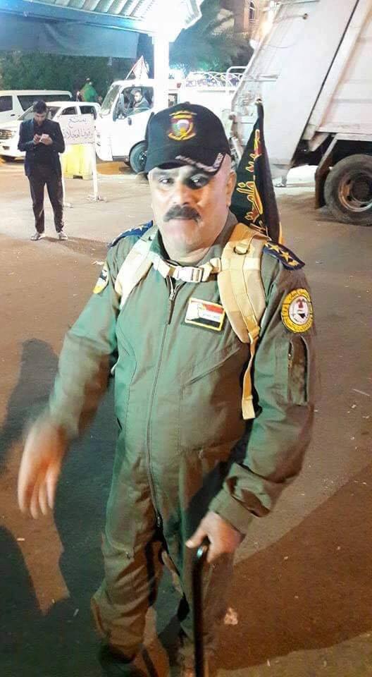 طيار عراقي يسير الى الحسين : اتوقع استشهادي في معركة الموصل لذلك قدمت للحسين