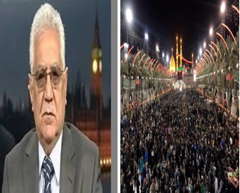 الفريق وفيق السامرائي:الملايين الزاحفة الى كربلاء تشكل قوة دعم عظيمة للأمن الدولي والسلام والمحبة.