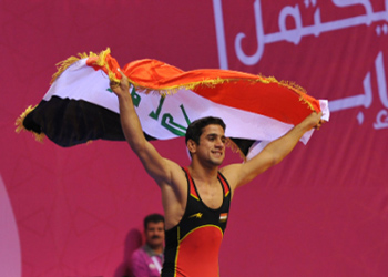 المصارعة العراقية تتصدر جدول الذهب في الدورة العربية