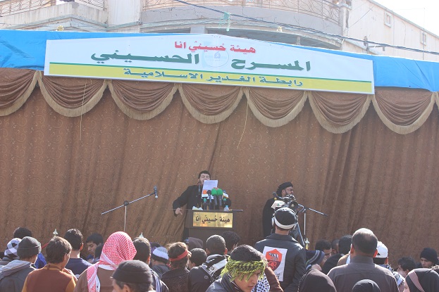 شوارع كربلاء تعرض مسرحيات تنشر الثقافة العاشورائية يشارك فيها فنانون مسرحيون(مصور)