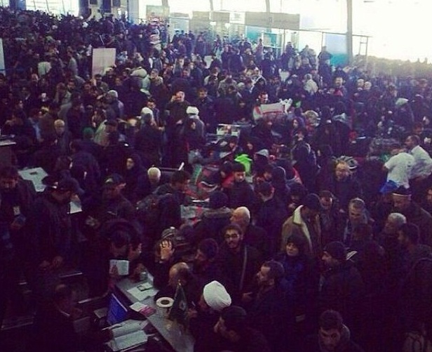 زوار بحرينيون في كربلاء يتخوفون ويحذرون من مخابرات بحرينية بين صفوفهم ويتوقعون وصول 100 الف زائر خلال زيارة الأربعين