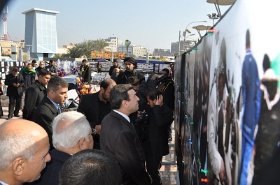 بمشاركة سبع دول الامانة العامة للمزارات الشيعية تقيم معرضاً تجسيدياً لواقعة الطف في كربلاء (مصور)