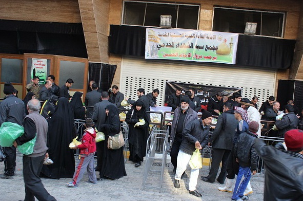 مجمع سيد الشهداء يوفر كافة خدماته لزوار الاربعين في كربلاء