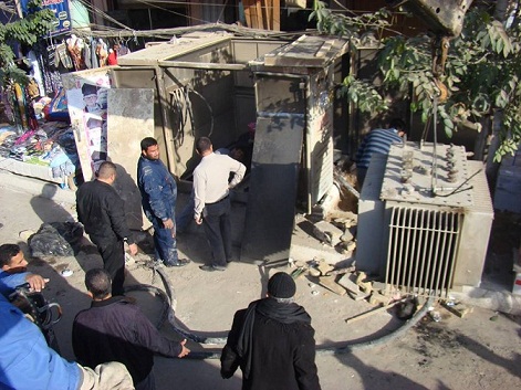 صاحب موكب يتسبب بإطفاء محطة كهربائية في كربلاء(مصور)