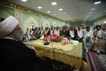 مؤتمر لشيوخ عشائر صلاح الدين يعقد في العتبة الحسينية المقدسة