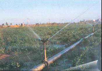 انجاز نسب متقدمة في مشروع الري بالانابيب بقضاء عين تمر في كربلاء المقدسة