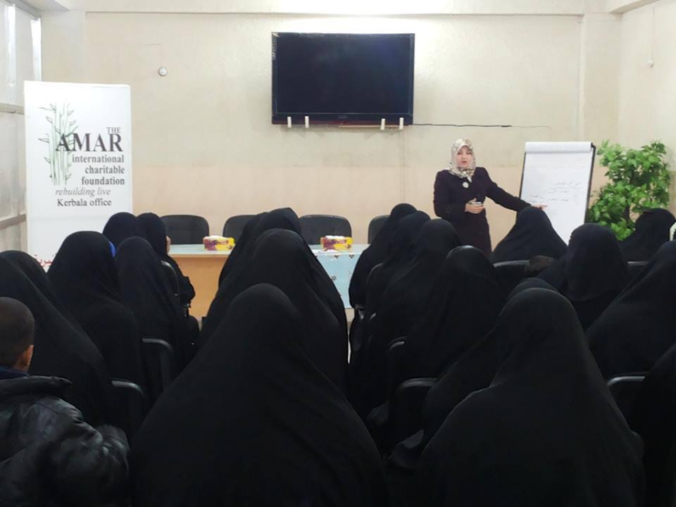 ورشة لتوعية الارامل في كربلاء