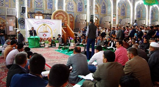 طلبة الفرات الاوسط في ملتقى ثقافي بالصحن الحسيني (مصور)