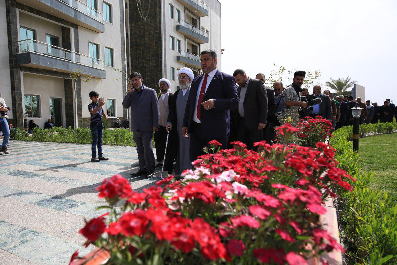 بالصور: مؤسسة الكوثر الايرانية تشيد بانجازات العتبة الحسينية العمرانية وتصفها بالنموذج الهندسي الحديث