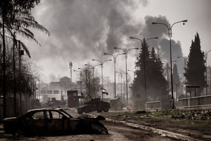 جهاز مكافحة الارهاب يحرر حي الرسالة وشقق نابلس في الموصل