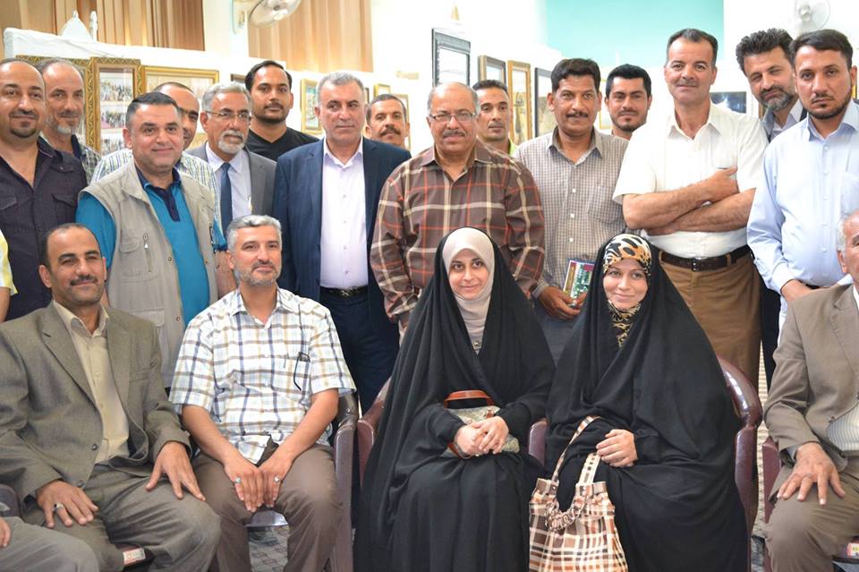 انتخابات لجمعية الخطاطين فرع كربلاء وحصول عادل الموسوي رئيسا وفراس خضير نائبا