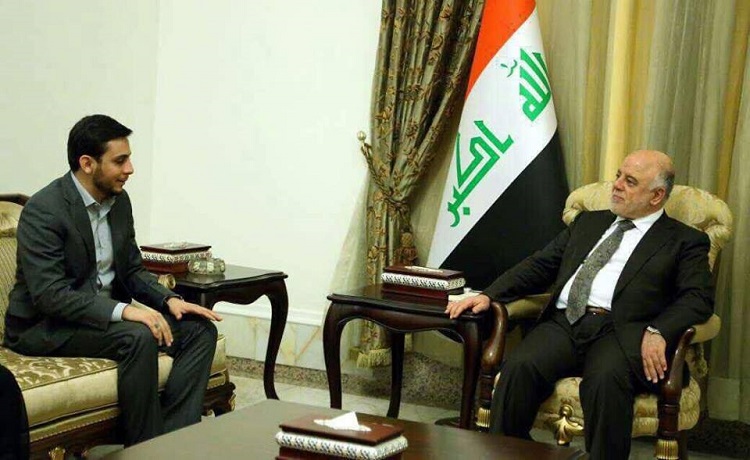 العبادي يلتقي بـ(احمد الصدر)