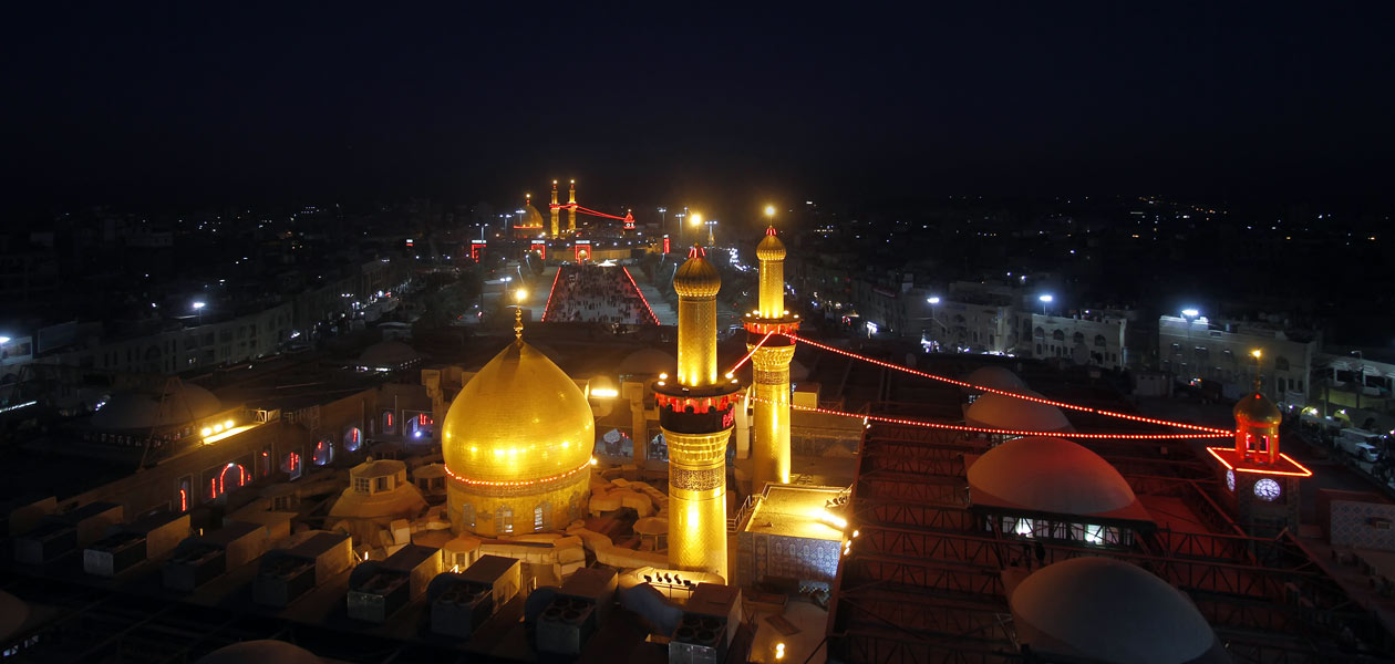 عضو الاتحاد الاسيوي لكرة السلة القطري محمد الخزاعي يزور كربلاء ويؤدي مراسيم زيارة الامام الحسين عليه السلام