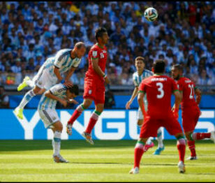 الأرجنتين تفوز على ايران بهدف صعب  وتتاهل الى الدور الـ16