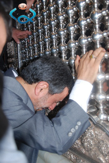 كربلاء:صور حصرية لزيارة الرئيس الايراني الى مرقد الامام الحسين عليه السلام