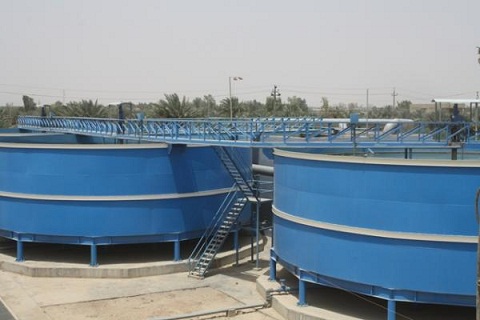 النجف تدخل مشروعا جديدا لتصفيه المياه بطاقة 3000م3 في الساعة