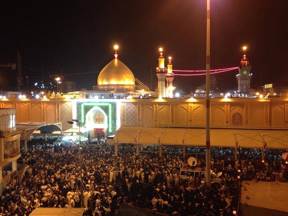 بالصور:العراقيون يحييون ذكرى استشهاد امير المؤمنين الامام علي بن ابي طالب بالنجف