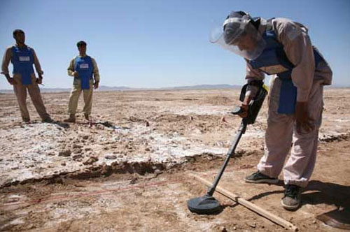 وزارة البيئة تباشر في إحصاء ضحايا الألغام في محافظة كربلاء المقدسة