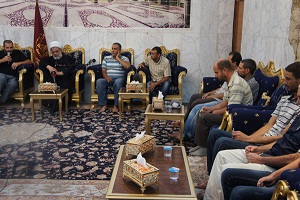 الشيخ عبد المهدي الكربلائي يستقبل وفدا من شيعة تونس ويدعوهم لبناء علاقة اخوية مع المذاهب الاخرى