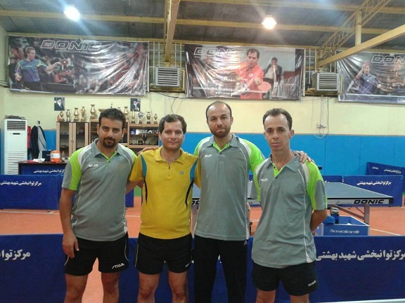 نادي امام المتقين الكربلائي يتصدر مجموعته في بطولة الاندية العربية بكرة الطاولة