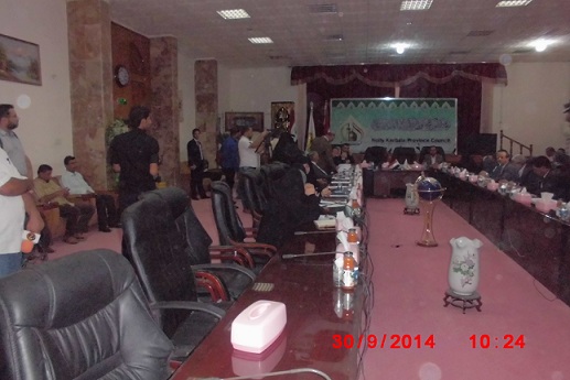 اغلب اعضاء مجلس كربلاء يتغيبون عن جلسة المجلس الاسبوعية رغم خمس تفجيرات ارهابية وقعت بالمدينة!!